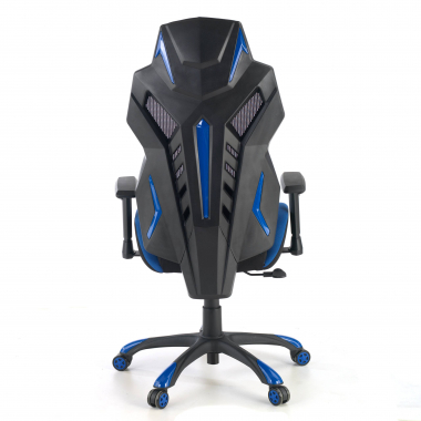 gamestoel blauw fenix netstof mesh 3d verstelbare armleuningen 6