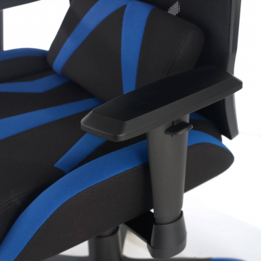 gamestoel blauw fenix netstof mesh 3d verstelbare armleuningen 5