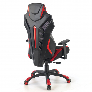 gamestoel rood fenix netstof mesh 3d verstelbare armleuningen 6