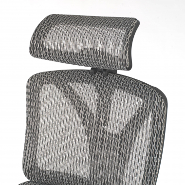 ergonomische bureaustoel grijs focus netstof mesh 3d verstelbare armleuningen lumbale steun 9