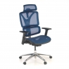 Ergonomische bureaustoel Focus, aluminium frame, verstelbare rugleuning