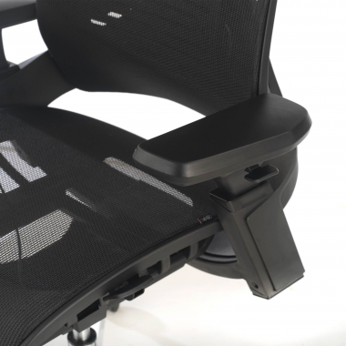 ergonomische bureaustoel zwart thunder netstof mesh 3d verstelbare armleuningen lumbale steun hoofdsteun 10