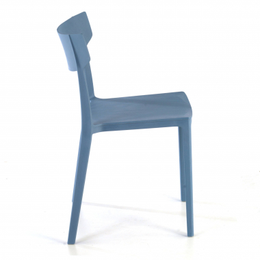 vergaderstoel blauw samba kunststof zonder armleuningen 6