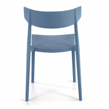 vergaderstoel blauw samba kunststof zonder armleuningen 7
