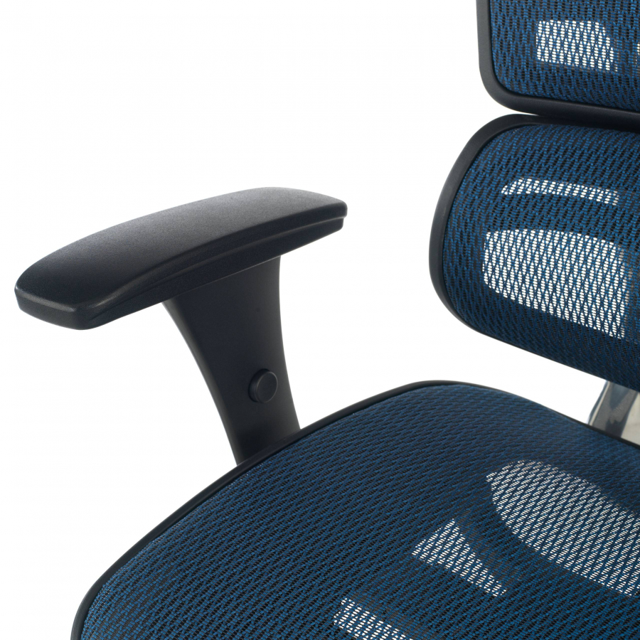 Ergonomische Bureaustoel Ergohuman One, hoogwaardige stoel, aluminium