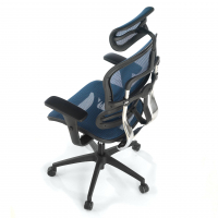 Ergonomische Bureaustoel Ergohuman One, hoogwaardige stoel, aluminium