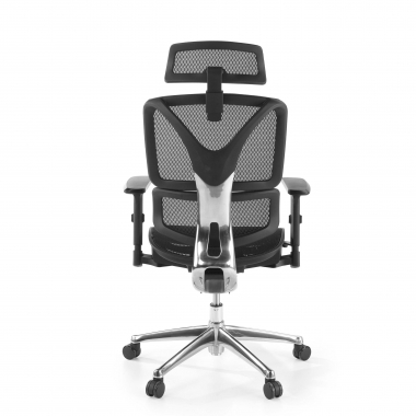 ergonomische bureaustoel zwart focus netstof mesh 3d verstelbare armleuningen lumbale steun 10