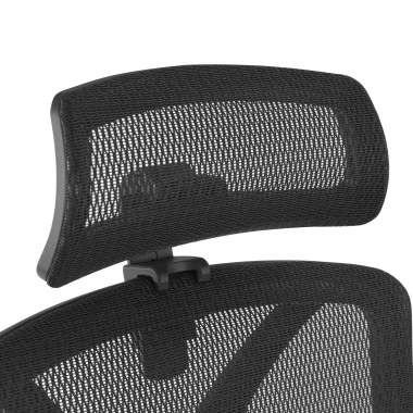 ergonomische bureaustoel zwart focus netstof mesh 3d verstelbare armleuningen lumbale steun 6