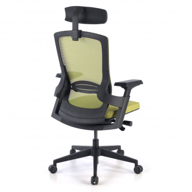 ergonomische bureaustoel groen wagner netstof mesh 3d verstelbare armleuningen lumbale steun 9