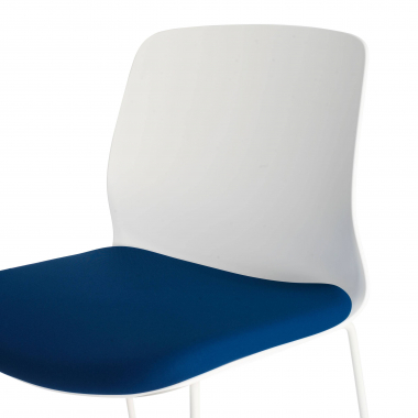 bureaukruk blauw bureauhocker stof zonder armleuningen 7