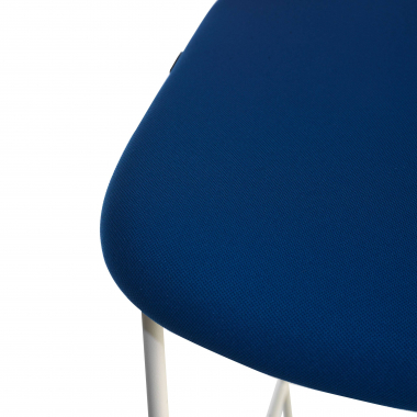 bureaukruk blauw bureauhocker stof zonder armleuningen 8