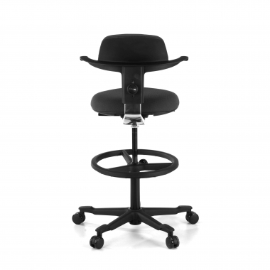 ergonomische kruk zwart erghos stof zonder armleuningen 8