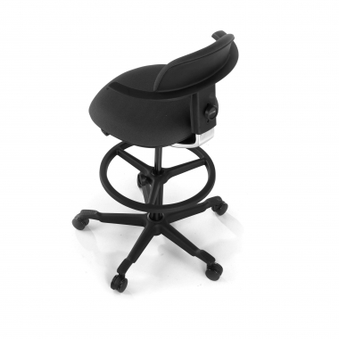 ergonomische kruk zwart erghos stof zonder armleuningen 9