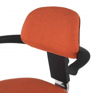 ergonomische kruk oranje erghos stof zonder armleuningen 7