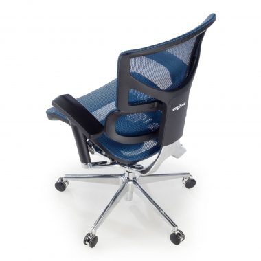 ergonomische bureaustoel blauw next2 zonder hoofdsteun netstof mesh 4d verstelbare armleuningen dubbele lumbale steun 7