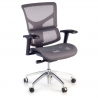 Ergonomische bureaustoel Next1, premium model, luxueus, met hoofdsteun