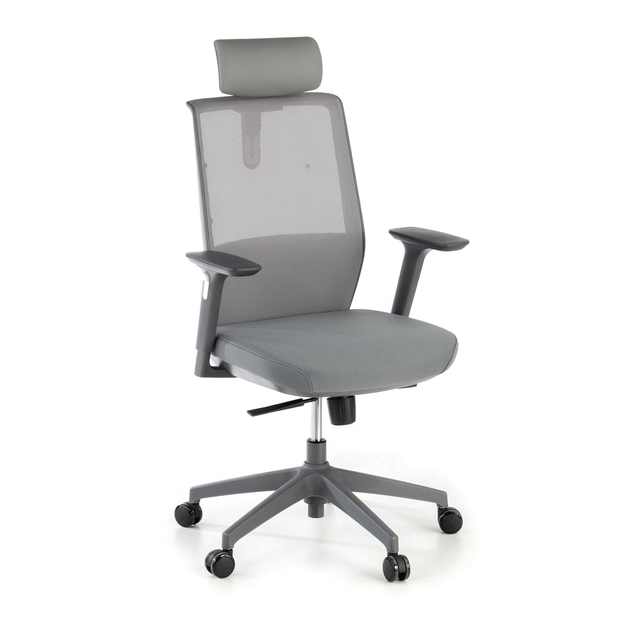 Bureaustoel Five, met hoofdsteun, ergonomisch, voor 8 uur dagelijks gebruik