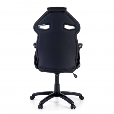gamestoel grijs camouflage kunstleder vaste armleuningen 8