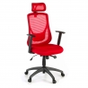 Bureaustoel Lake, verstelbare armleuningen, met hoofdsteun, Mesh bekleding