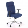 Bureaustoel Smith, gestoffeerd, extra gevoerd, metalen frame
