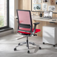 Bureaustoel Global, synchroonmechanisme, dynamisch 360º draaibaar zitvlak, Mesh bekleding