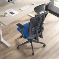 Ergonomische bureaustoel Ridley, met hoofdsteun, kantelmechanisme