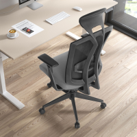 Ergonomische bureaustoel Ridley, met hoofdsteun, kantelmechanisme
