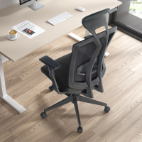 Ergonomische bureaustoel Ridley, met hoofdsteun, kantelmechanisme