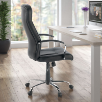 Luxe bureaustoel Glencoe, elegante armleuningen, voor 8 uur dagelijks gebruik