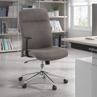 Bureaustoel Smith, gestoffeerd, extra gevoerd, metalen frame