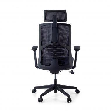 ergonomische bureaustoel grijs quick netstof mesh 3d verstelbare armleuningen lumbale steun hoofdsteun 8