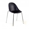 Kuipstoel Croft, stapelbaar, metalen frame