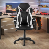 Gamestoel Drift, sportief ontwerp, gevoerde kussens