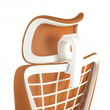 ergonomische bureaustoel oranje miller netstof mesh 3d verstelbare armleuningen 8