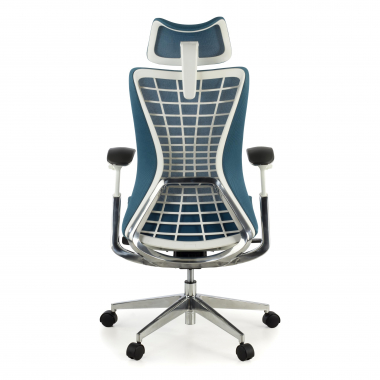 ergonomische bureaustoel blauw miller netstof mesh 3d verstelbare armleuningen 6