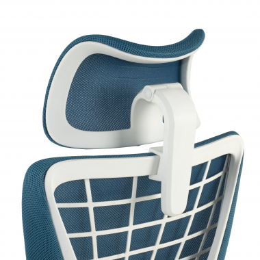 ergonomische bureaustoel blauw miller netstof mesh 3d verstelbare armleuningen 8