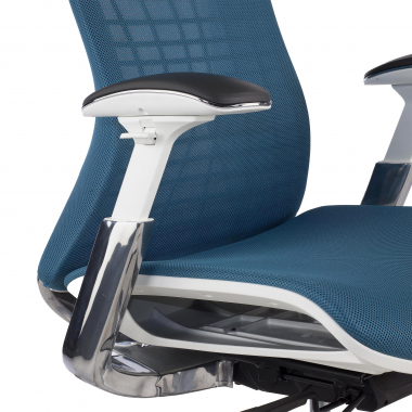 ergonomische bureaustoel blauw miller netstof mesh 3d verstelbare armleuningen 9