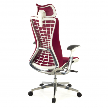 ergonomische bureaustoel rood miller netstof mesh 3d verstelbare armleuningen 5