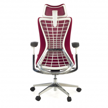 ergonomische bureaustoel rood miller netstof mesh 3d verstelbare armleuningen 6
