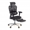 Ergonomische bureaustoel Ergohuman Edition I, luxueus, wit frame