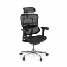 Ergonomische bureaustoel Ergohuman Edition I, luxueus, zwart frame