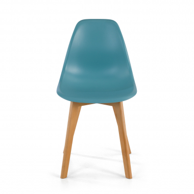 scandinavische stoel blauw bergen kunststof zonder armleuningen 3