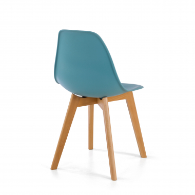 scandinavische stoel blauw bergen kunststof zonder armleuningen 5