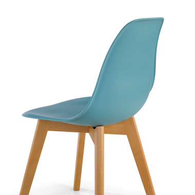 scandinavische stoel blauw bergen kunststof zonder armleuningen 7