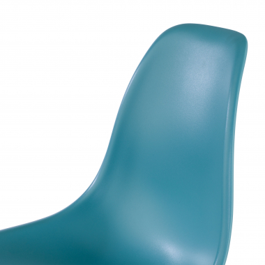 scandinavische stoel blauw bergen kunststof zonder armleuningen 8