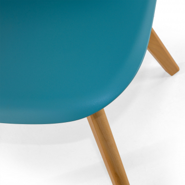 scandinavische stoel blauw bergen kunststof zonder armleuningen 9