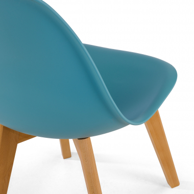 scandinavische stoel blauw bergen kunststof zonder armleuningen 10