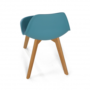 scandinavische stoel blauw bergen kunststof zonder armleuningen 11