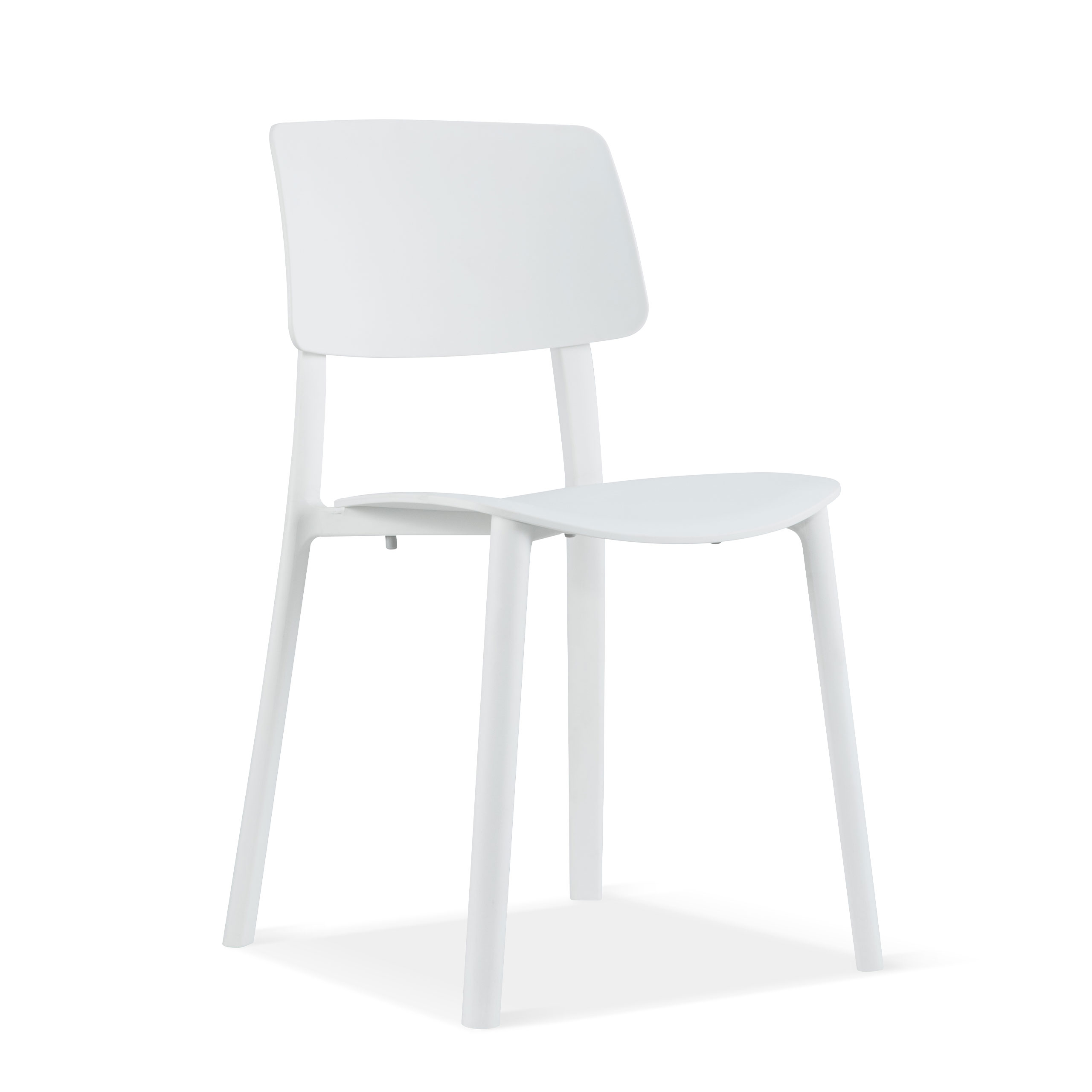 Vergaderstoel Etna, stapelbaar, minimalistisch design