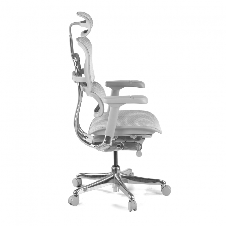 Luxe Ergonomische stoel Ergohuman Elite, witte structuur